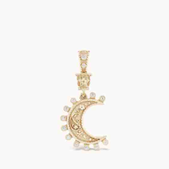 Small Southwestern Moon Charm