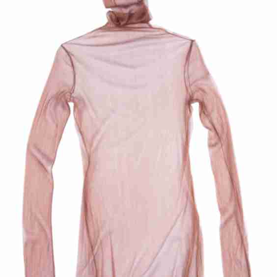 Cisne Silk-Blend Tulle Top
