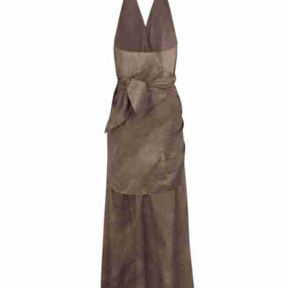 Yoko, Fade Cocoa Halter Dress