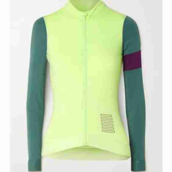 Pro Team Training Color-Block Stretch Cycling Jersey