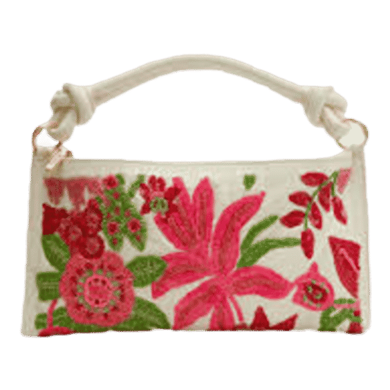  Hera Nano Embellished Knotted Leather Shoulder Bag