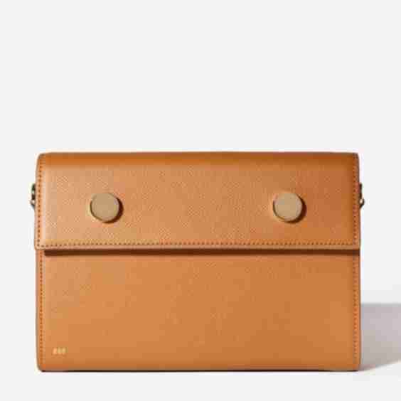 Golden Eyes Leather Bag