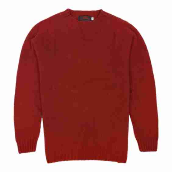 Scottish Shetland Crewneck Sweater