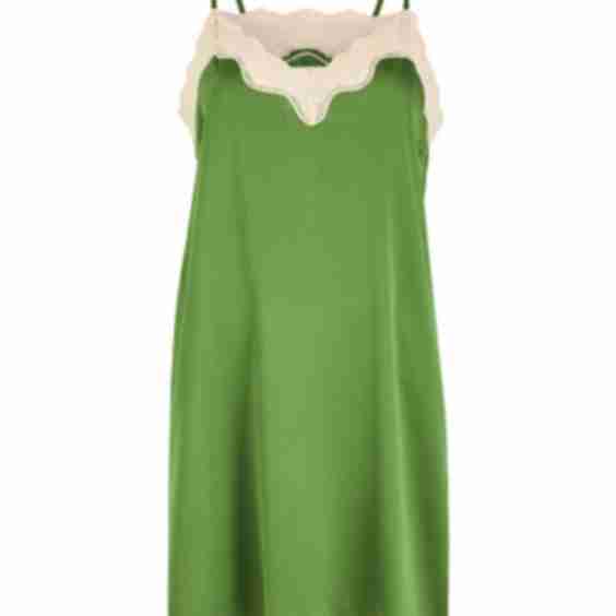 Willow Lace-embellished Silk Chemise