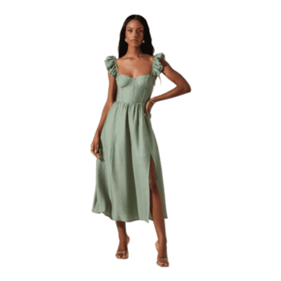 Wedelia Bustier Midi Dress