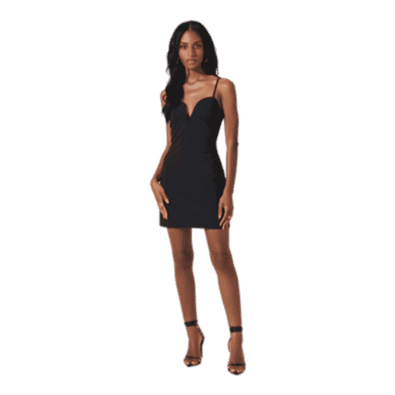 Ruched Bust Mini Dress