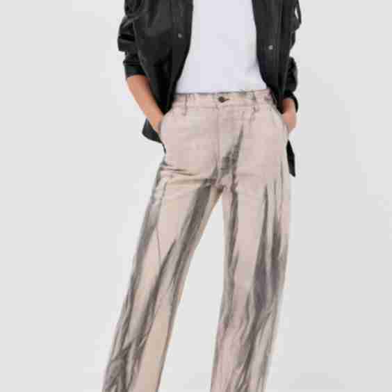 Column Leg Jeans
