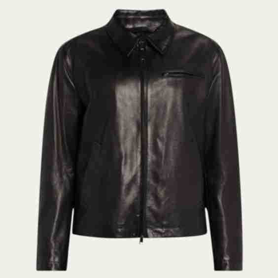 Men's Leather Moto Jacket