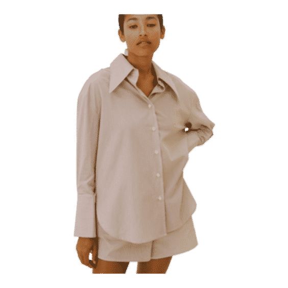 Easy Pinstripe Button-Down Shirt