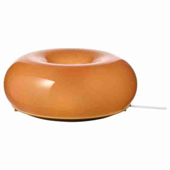 VARMBLIXT LED Table/Wall Lamp, Glass/Round, 30cm