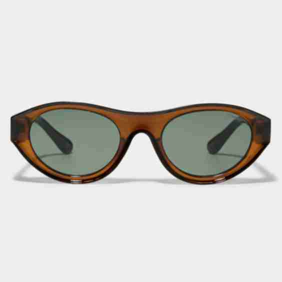 Celeste Concave Oval Sunglasses