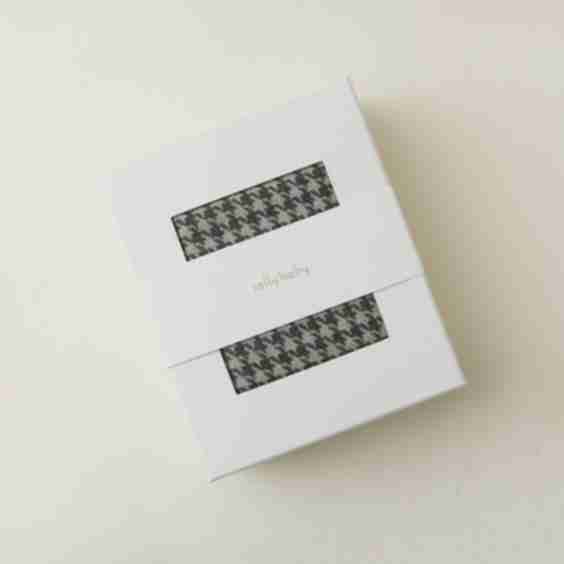 Stormy Houndstooth Wrap