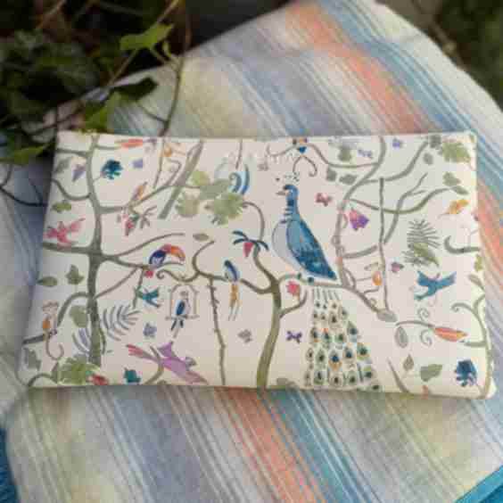 Tropical Chinoiserie Clutch Bag