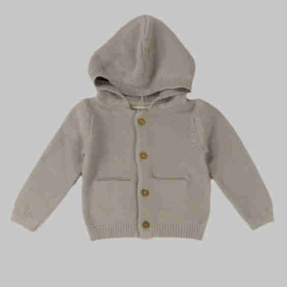 William Hooded Knit Cardigan