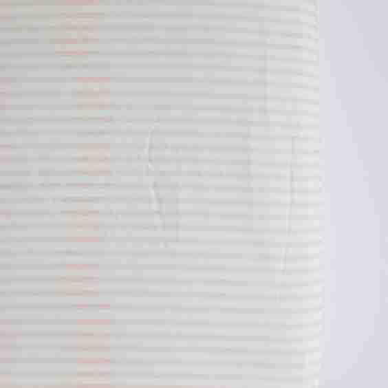 Pink & White Striped Crib Sheet