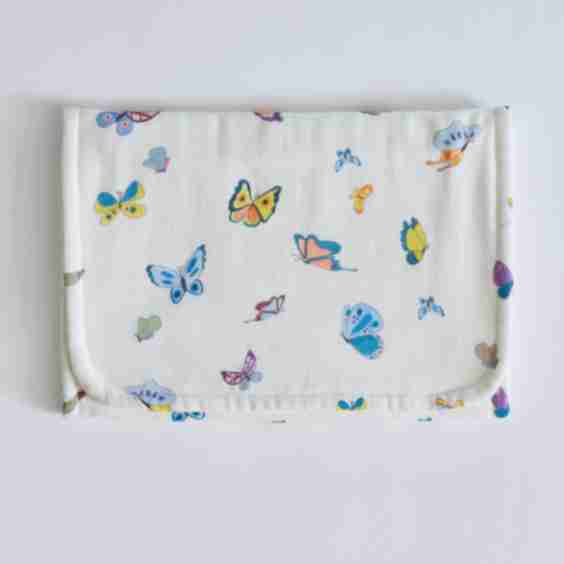 Madame Butterfly Burp Cloth