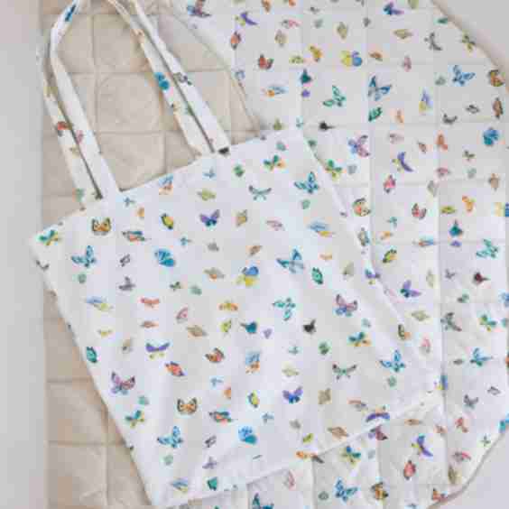 Madame Butterfly Play Mat And Tote