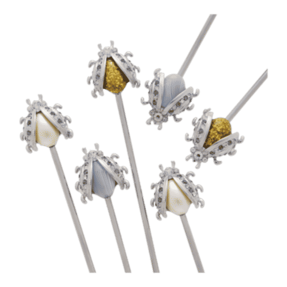 Ladybug Swizzle Sticks