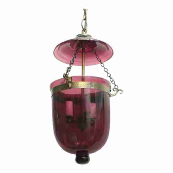 Amethyst Bell Jar Lantern
