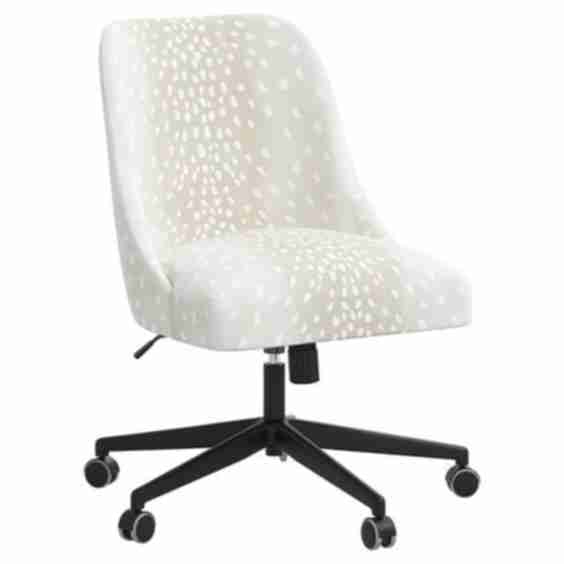 Celeste Fawn Stripe Desk Chair Beige