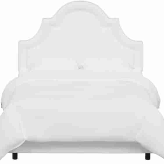 Kennedy Linen Arched Platform Bed