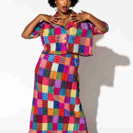 Cest La Vie Plisse Skirt Set