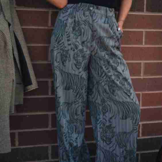 Big Cat Pinstripe Trousers