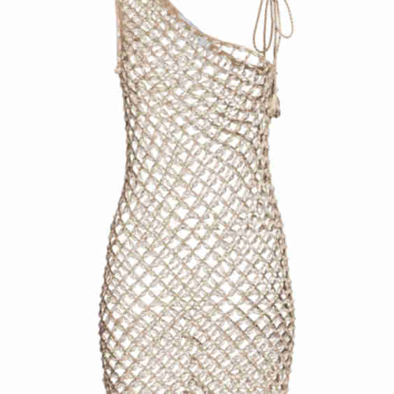 Serene Crochet One Shoulder Cover Up