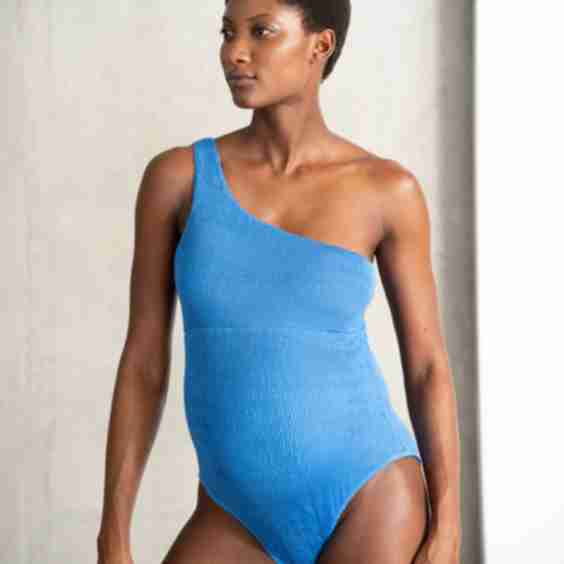 One shoulder Maternity Swimsuit