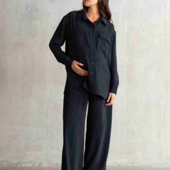 Wide Leg Maternity Trouser