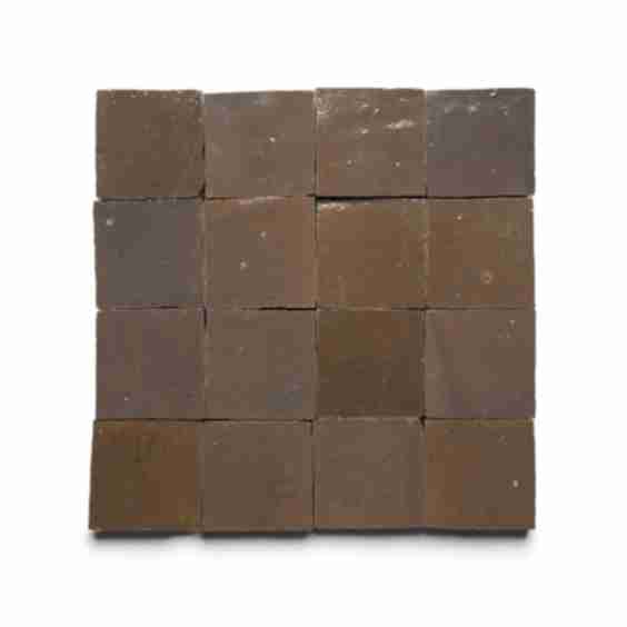 Brownstone 2 X 2 Square Zellige