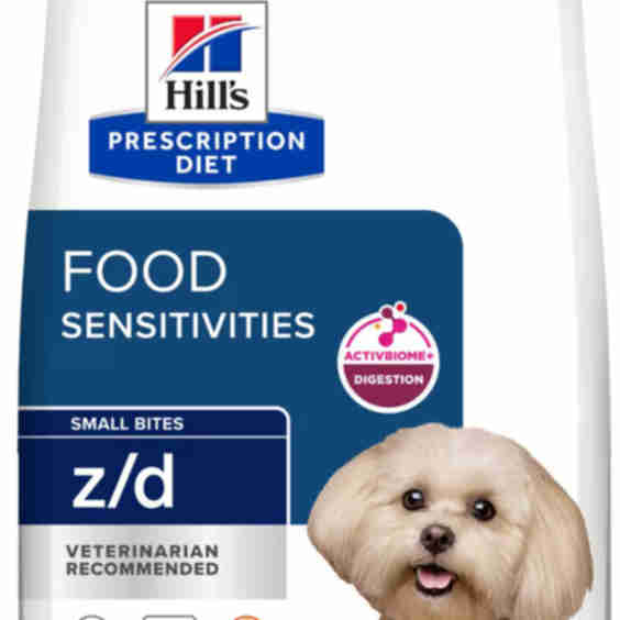  z/d Small Bites Skin & Food Sensitivies Hydrolyzed Chicken Flavor Dry Dog Food, 7-lb bag