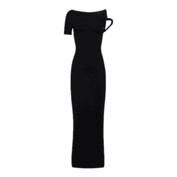 Sueded Stretch Twist Maxi Dress