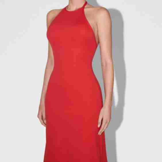 Smooth Stretch Halter Tunic Dress