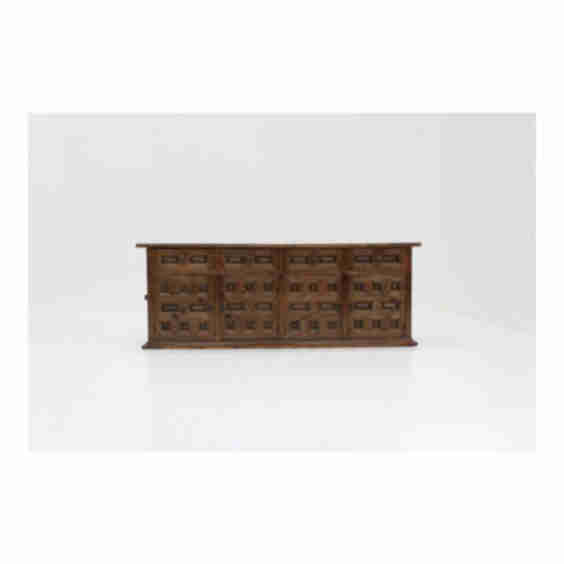 Spanish Carved Walnut Sideboard 1950s