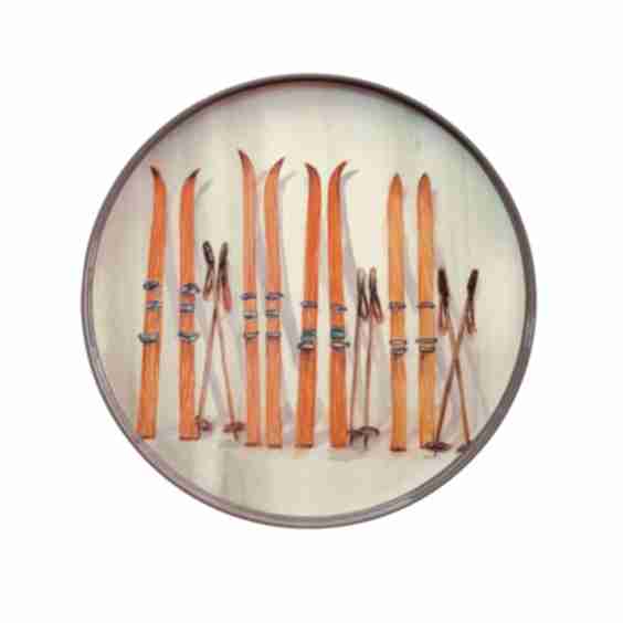 Mont Blanc Vintage Ski Tray
