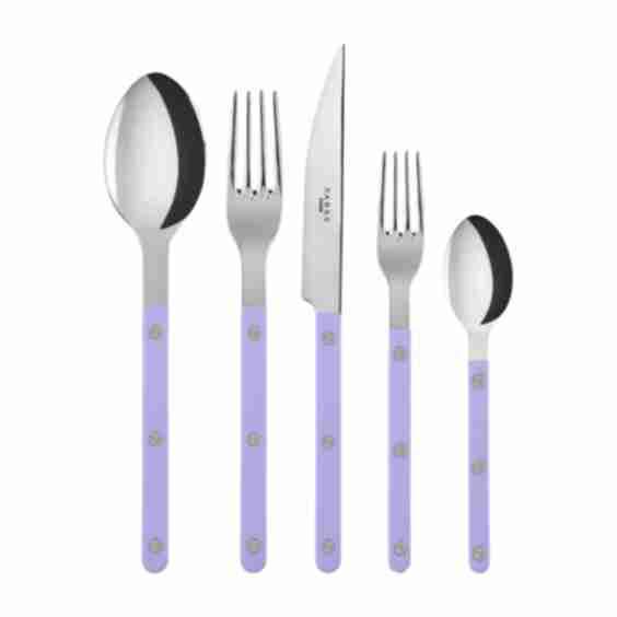 Sabre Paris Bistro Lilac 5 Piece Place Setting