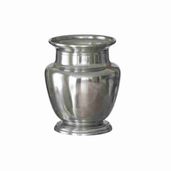 MATCH Pewter Rimmed Vase