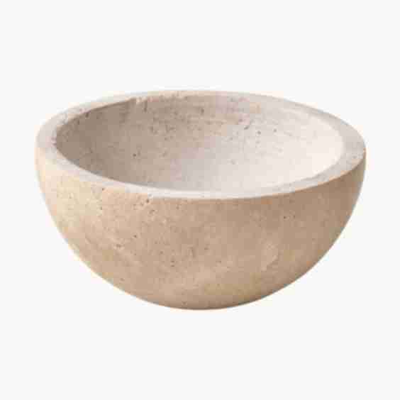 Decorative Travertine Cup