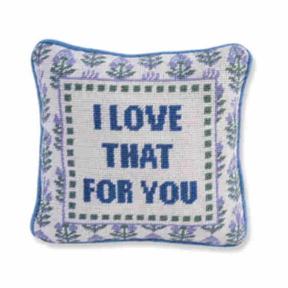 Square Needlepoint Pillow