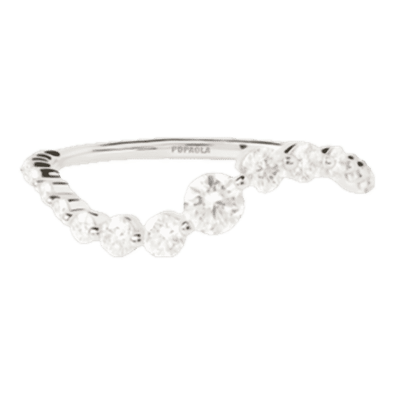 Diamonds And White Gold Venus Ring