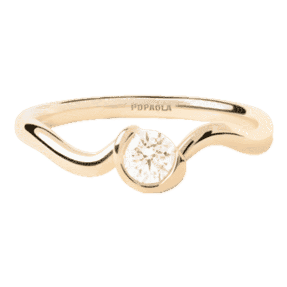 Diamonds And Gold Delia Ring