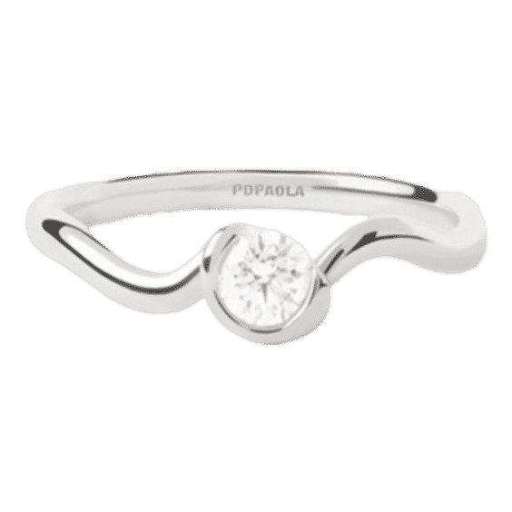 Diamonds And White Gold Delia Ring