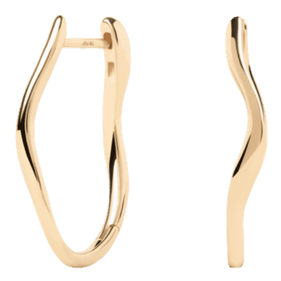 Gold Selene Hoops