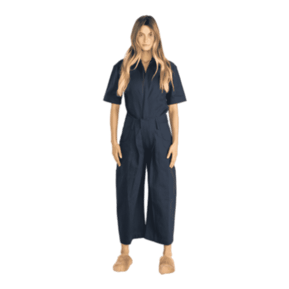 New Yorker Cotton-Canvas Jumpsuit