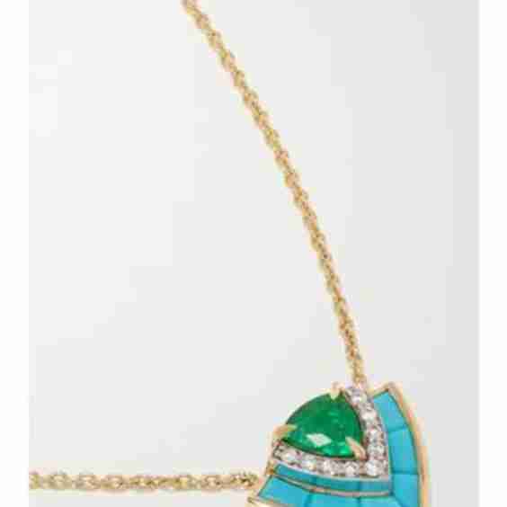 + Net Sustain Tiered 18-Karat Recycled Yellow And White Gold Multi-Stone Necklace