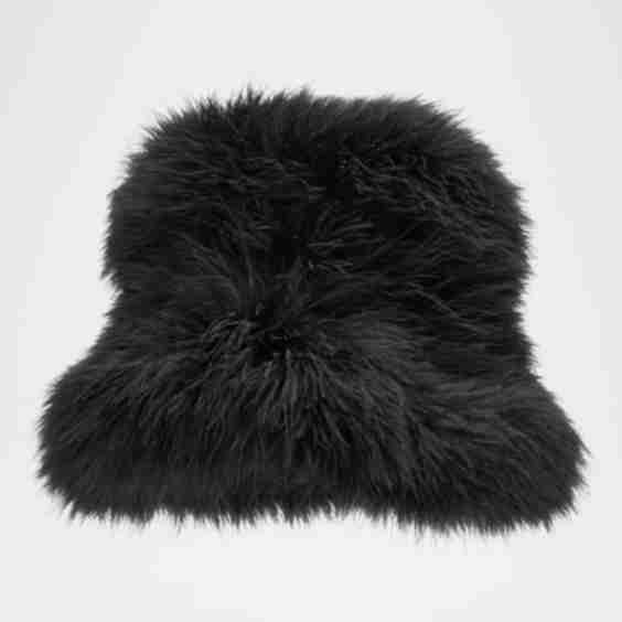 The Goldie Feathered Bucket Hat