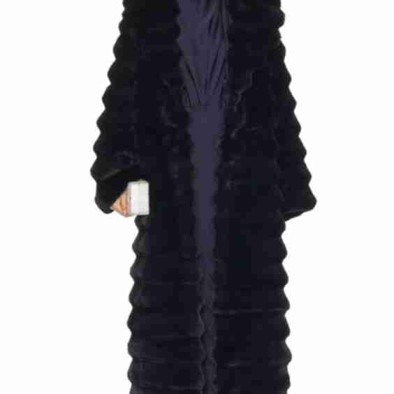 Adrienne Landau x Revolve the Chinchilla Full Length Coat