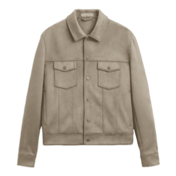 Faux Suede Jacket