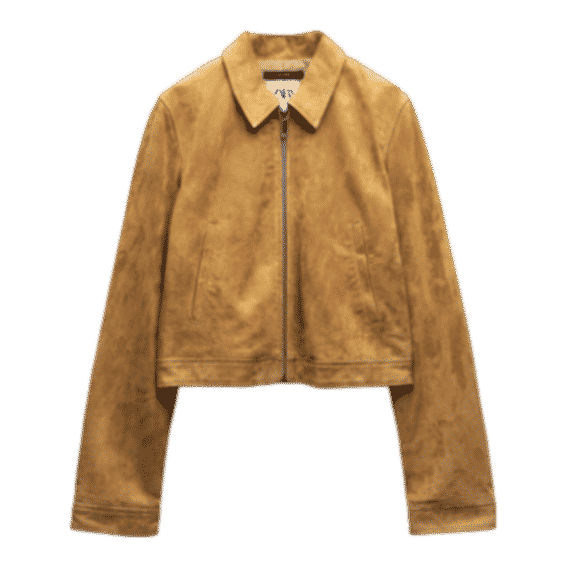 Suede Zip Jacket